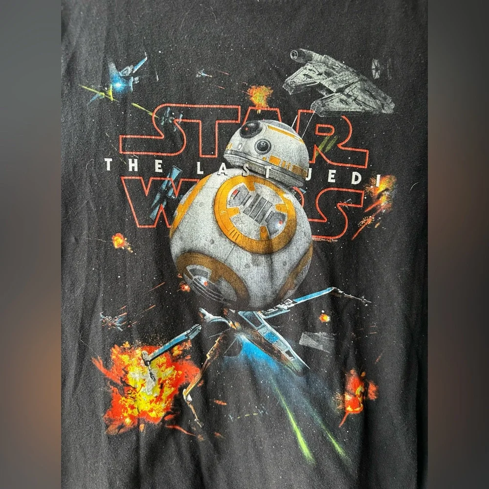 Star Wars The Last Jedi Youth XL Black Old Navy Shirt